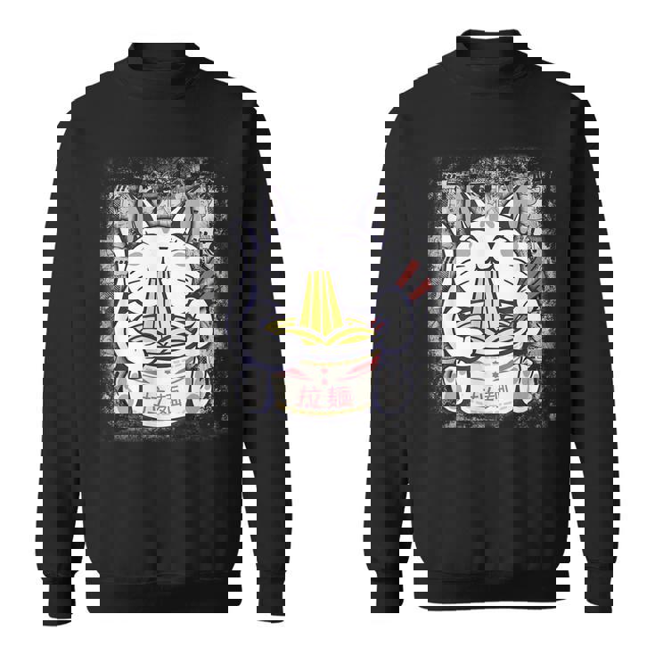 Ramen Cat Kawaii Anime Japanese Gifts Cat Lovers Kawaii Neko V13 Men Women Sweatshirt Graphic Print Unisex