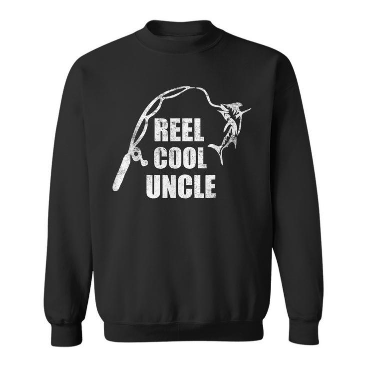 Reel Cool Uncle Vintage Fishing Appreciation Fish Sweatshirt
