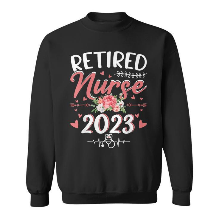Retirement Gifts For Nurse 2023 Nursing Retired Nurse 2023  Sweatshirt