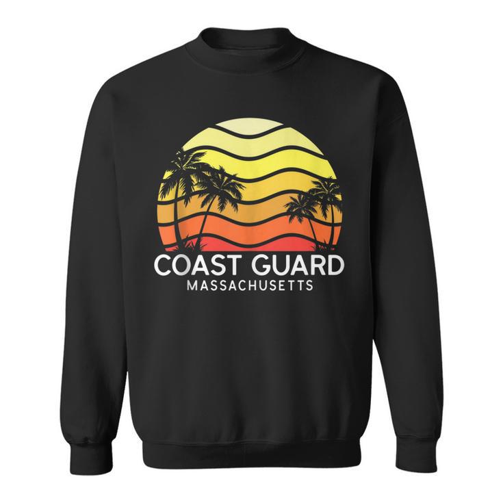 Retro Coast Guard Surf Beach Vintage Palm Venice 70S Sweatshirt