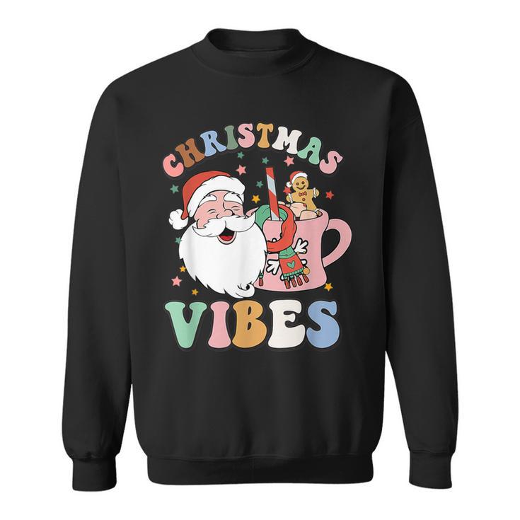 Brisco Brands 'Jolly Vibes Only' Christmas T-Shirt - Unisex Crewneck Short Sleeve Tee (100% Cotton)