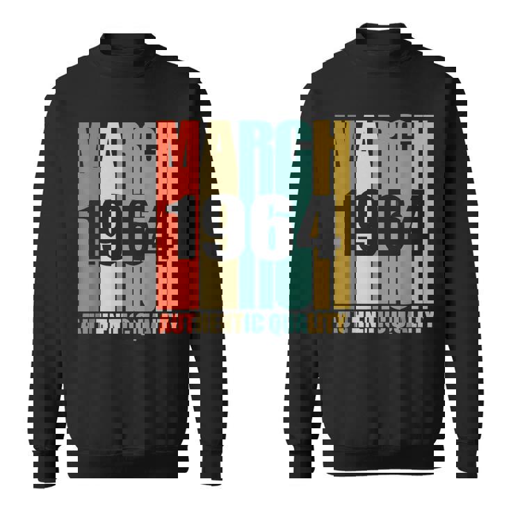 Retro March 1964  Vintage 55Th Birthday Gift  Sweatshirt