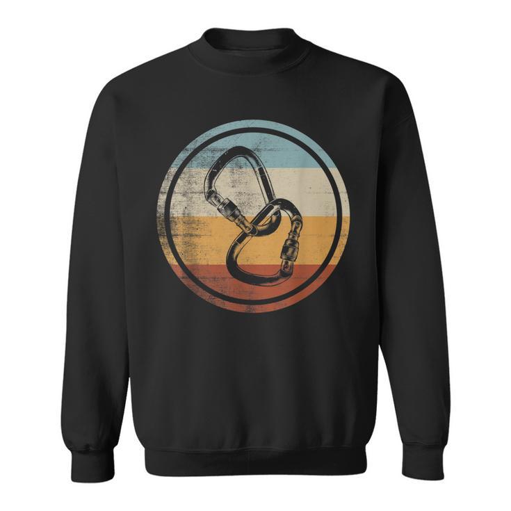 Retro Vintage Bergsteiger Klettern Bergsteigen Sweatshirt