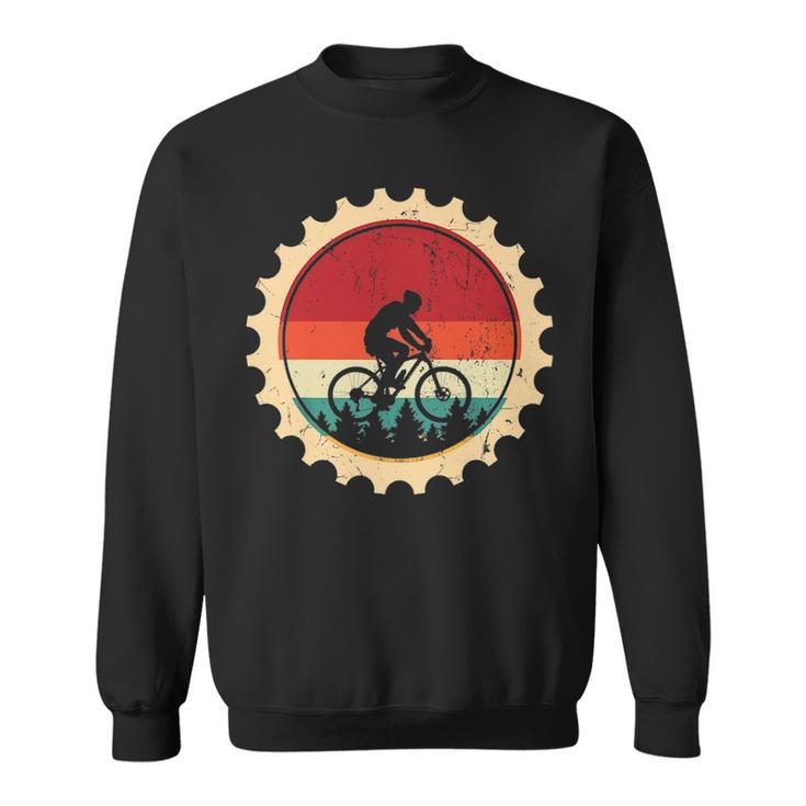 Retro Vintage Mountain Bike Gifts Ideas For Mountain Biker Sweatshirt