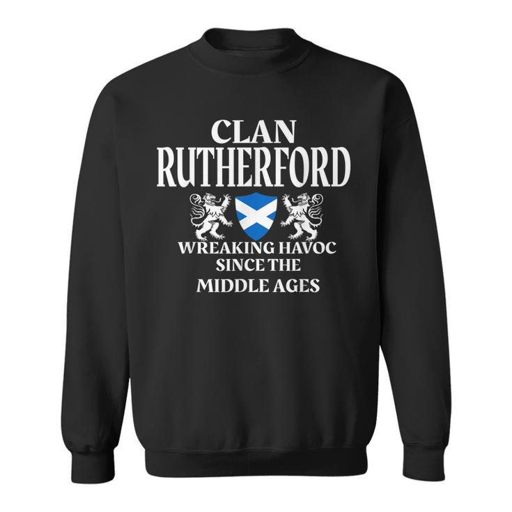 Rutherford Scottish Family Clan Scotland Name  Men Women Sweatshirt Graphic Print Unisex
