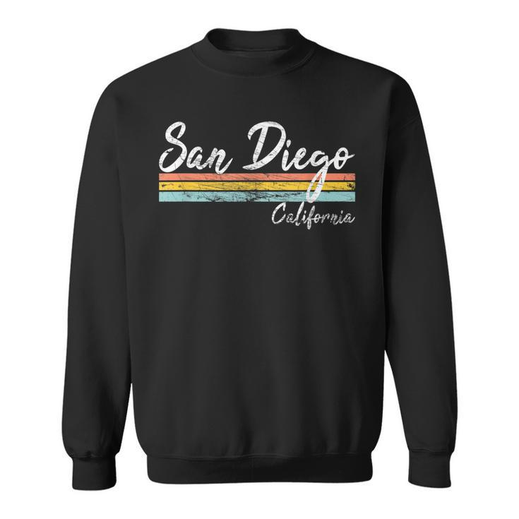 San Diego - California - Vintage Distressed Design - Classic  Sweatshirt