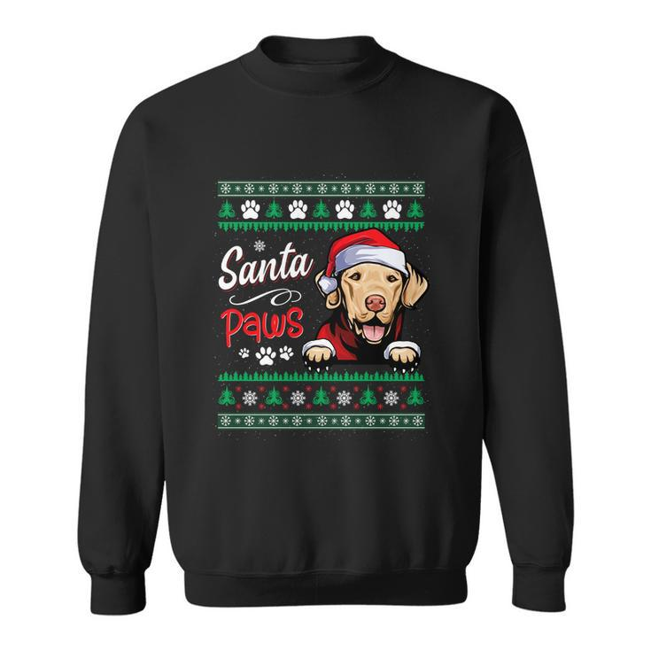 Santa Paws Chesapeake Bay Retriever Ugly Christmas Sweater Cute Gift Sweatshirt