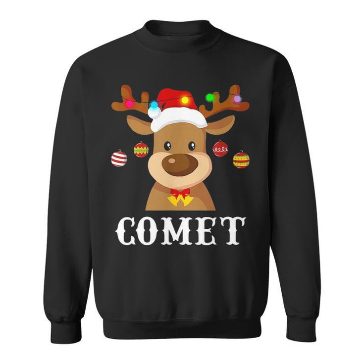 Santa Reindeer Comet Xmas Group Costume Sweatshirt