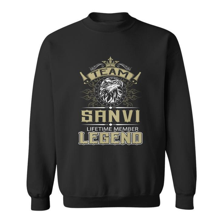 Sanvi Name  - Sanvi Eagle Lifetime Member L Sweatshirt