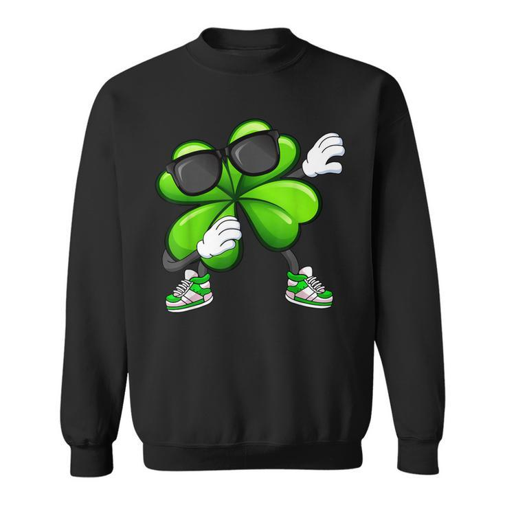 Shamrock Dabbing Irish Shamrock Dab Dance St Patricks Day Sweatshirt