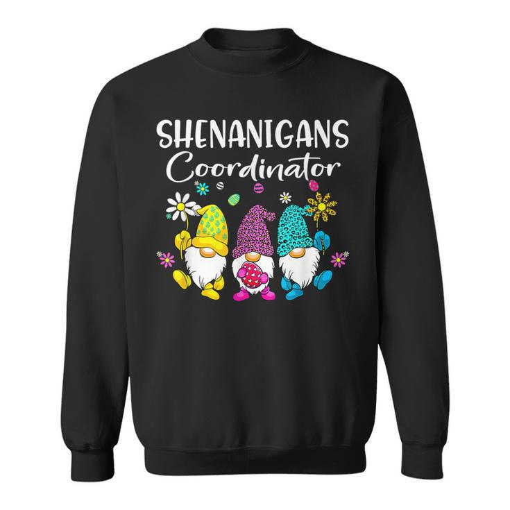 Shenanigans Coordinator Bunny Gnome Rabbit Easter Day  Sweatshirt