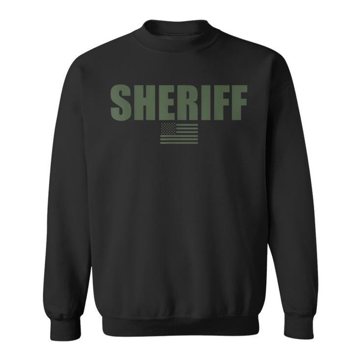 Sheriff Od Green On Duty Uniform Sweatshirt | Mazezy