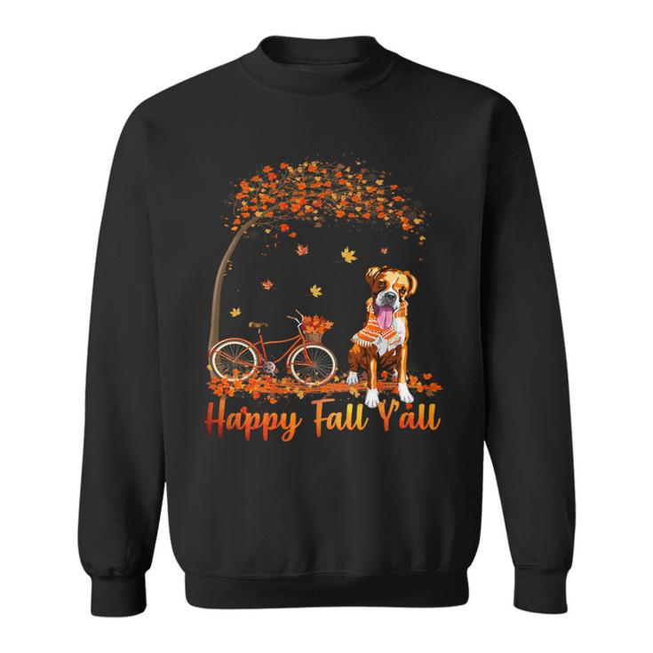 Shih Tzu Dog Autumn Fall Pumpkin Truck Mappe Thanksgiving Sweatshirt