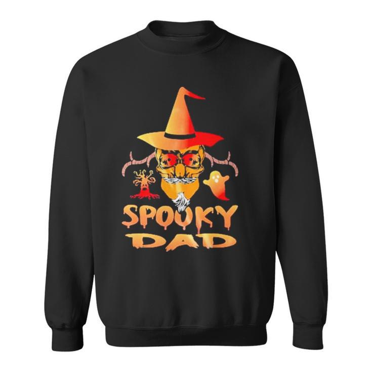 Single Dad Spooky Dad Halloween Sweatshirt