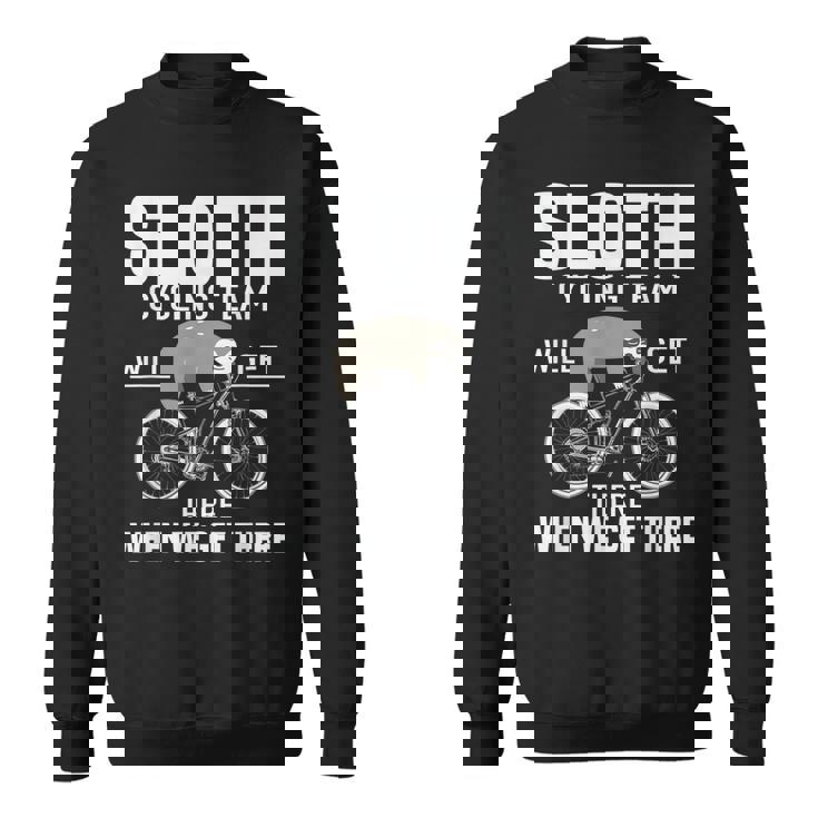 Sloth Cycling Team Lazy Sloth On A Bike Bicycle T-shirt