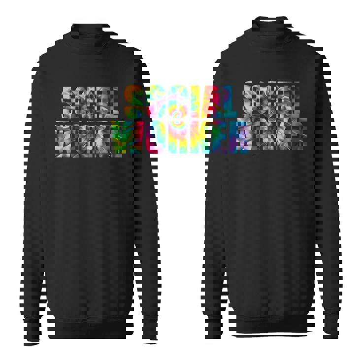 Social Worker Tie Dye Women 2023 School Social Worker Sweatshirt