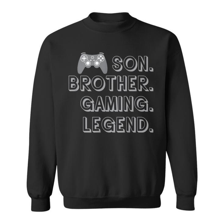 Sohn Bruder Gaming Legend Gaming Nage Boys Gamer Sweatshirt