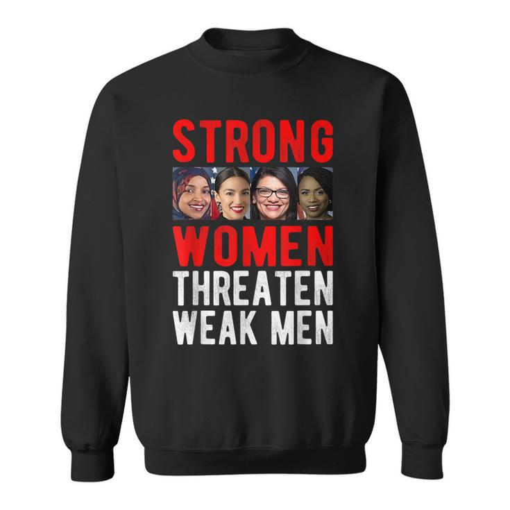 Squad Aoc Female Empowerment Feminist Message Sweatshirt