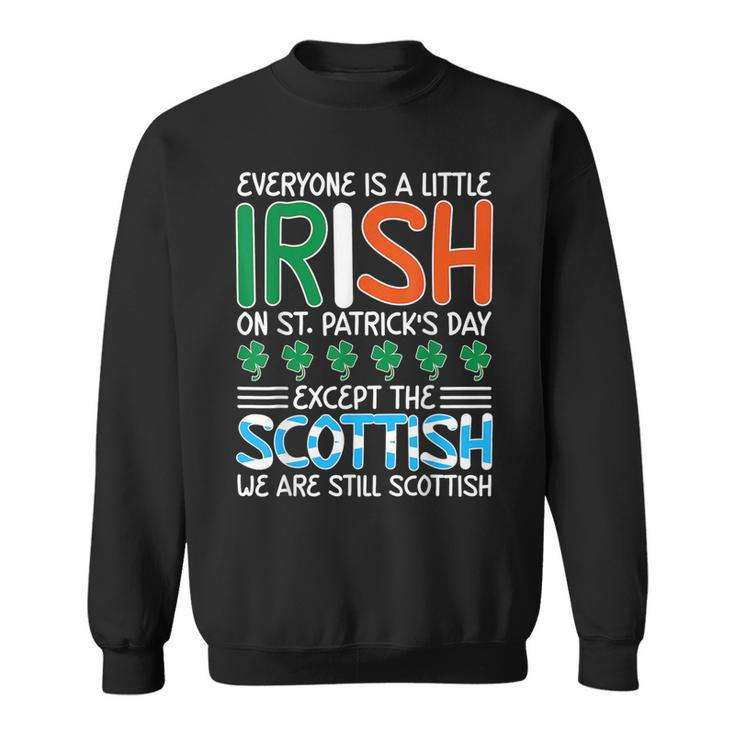 St Patricks Day Irish Flag Scottish Shamrock Funny Joke  Sweatshirt