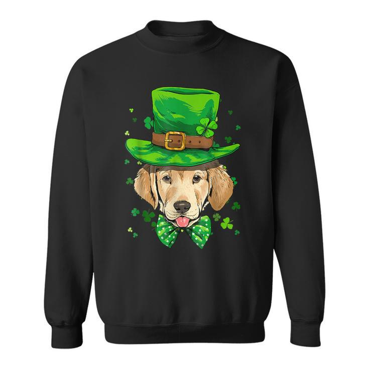 St Patricks Day Leprechaun Labrador Retriever Pet Dog Irish  Sweatshirt