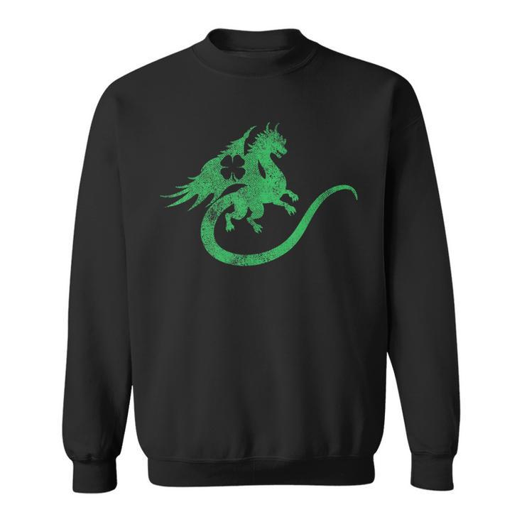 St Patricks Day Shamrock Dragon Irish Saint Paddys Gift  Sweatshirt