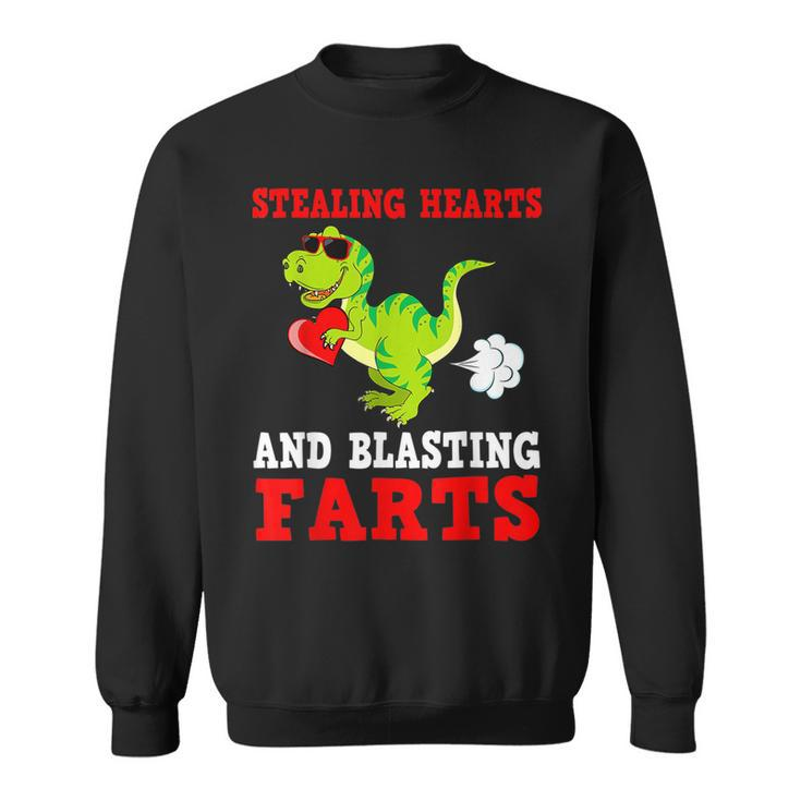 Stealing Hearts And Blasting FartsRex Cute Toddler Sweatshirt