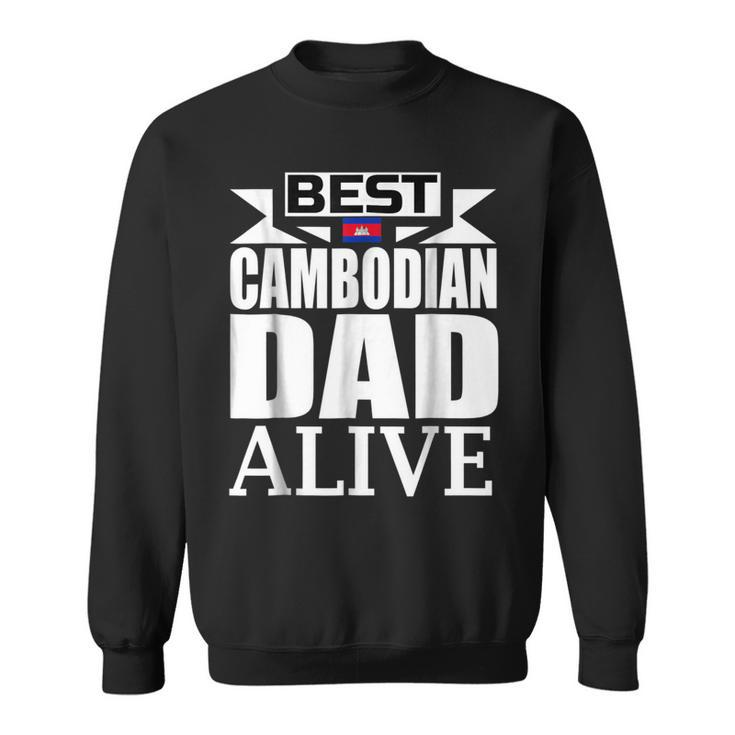 Storecastle Best Cambodian Dad Fathers Cambodia Gift For Mens Sweatshirt