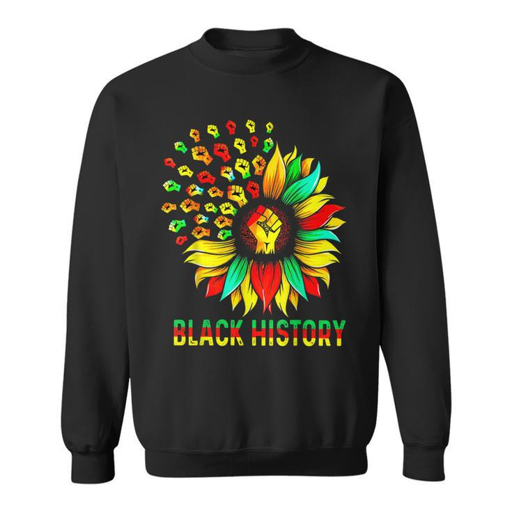Sunflower Black History African American Black History  V2 Sweatshirt