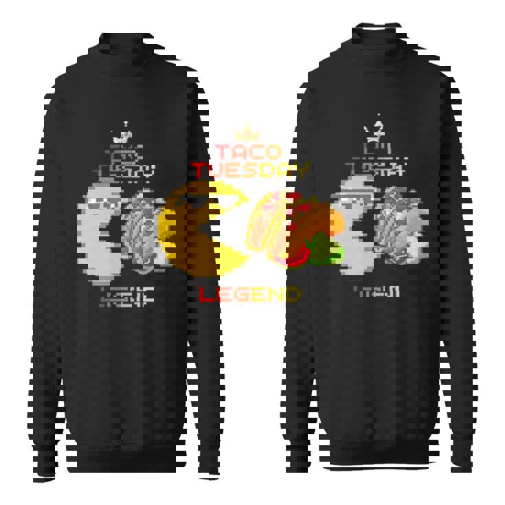 Taco Tuesday Legend 8 Bit Sweatshirt