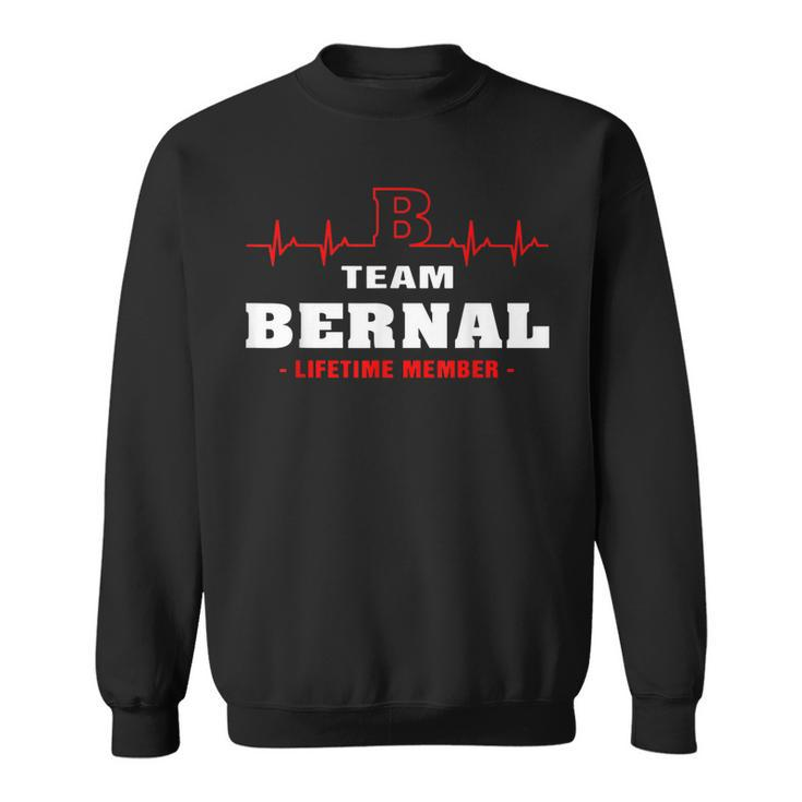 Team Bernal Lifetime Member  Surname Last Name Gift Sweatshirt