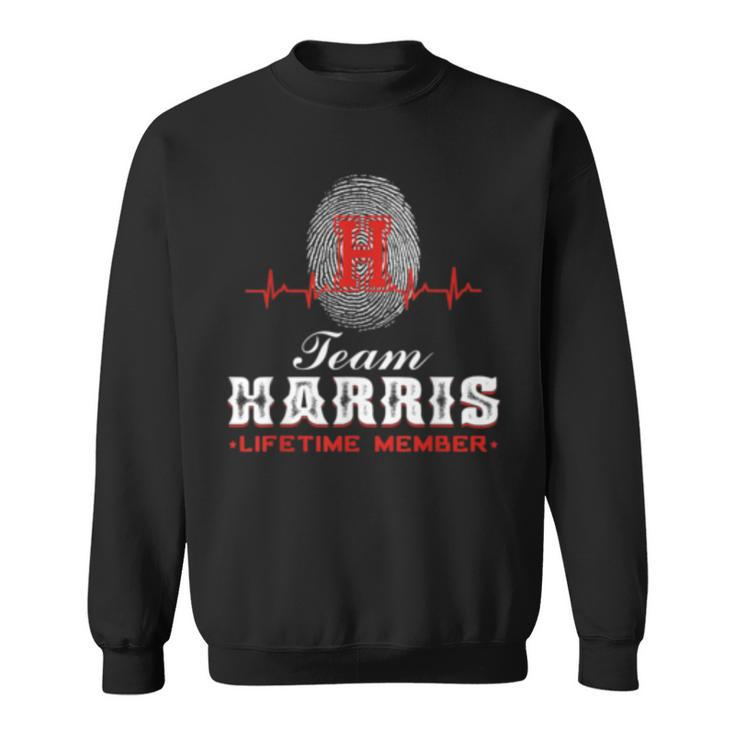 Team Harris Lifetime Member  Surname Last Name Gift Sweatshirt