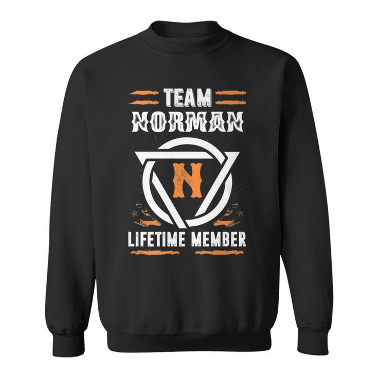 Team Norman Lifetime Member Gift For Surname Last Name   Sweatshirt