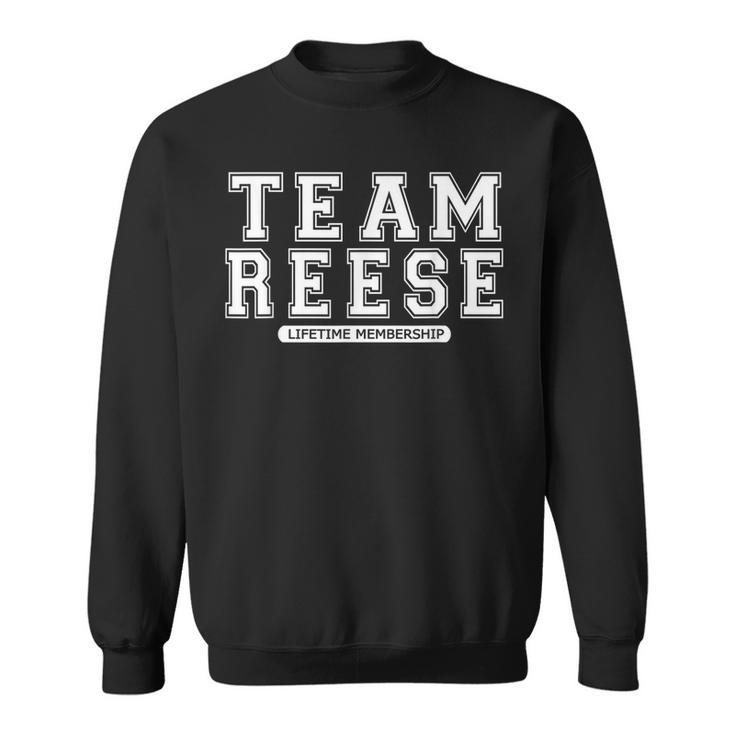 Team Reese Family Surname Reunion Crew Member Gift  Sweatshirt