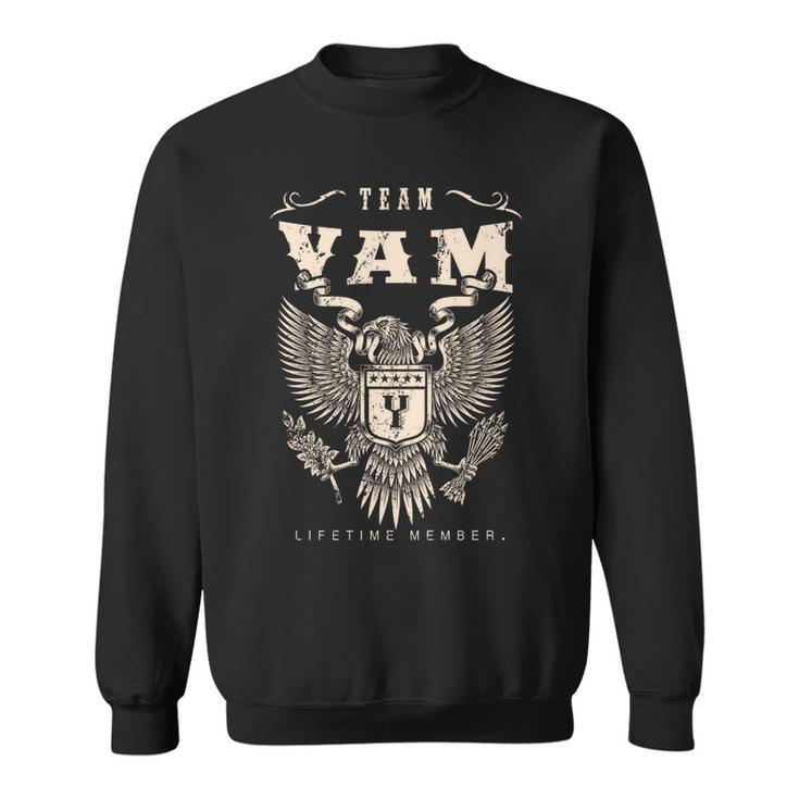 Team Yam Lifetime Member  Sweatshirt