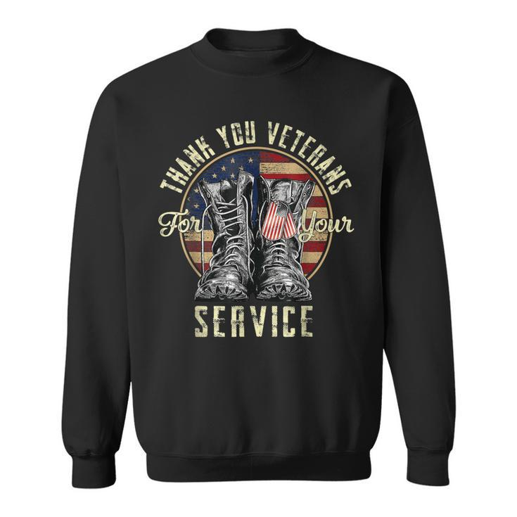 Thank You Veterans For Your Service Veterans Day  V2 Sweatshirt