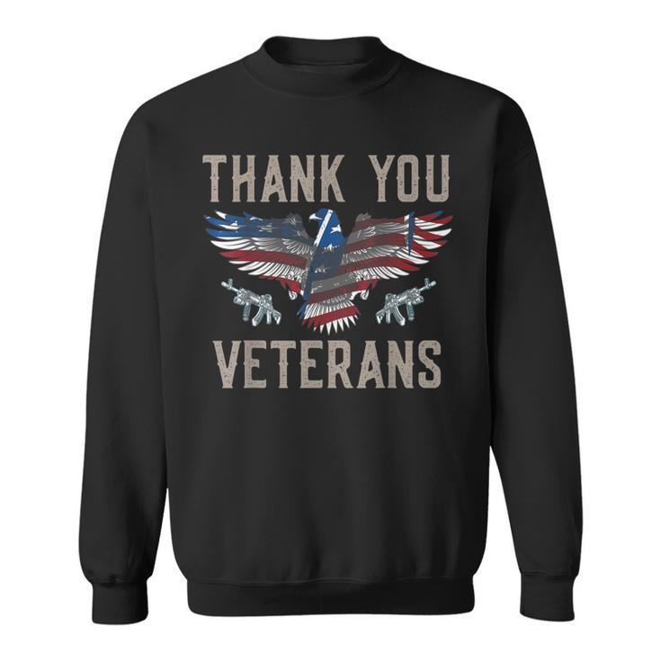 Thank You Veterans Will Make An Amazing Veterans Day  Sweatshirt