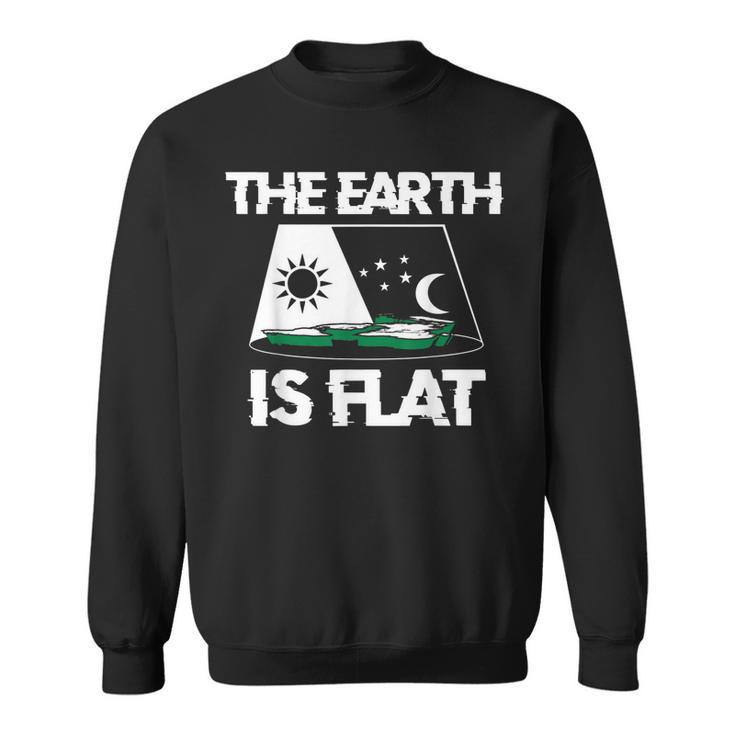 The Earth Is Flat Flat Earth  Men Women Sweatshirt Graphic Print Unisex