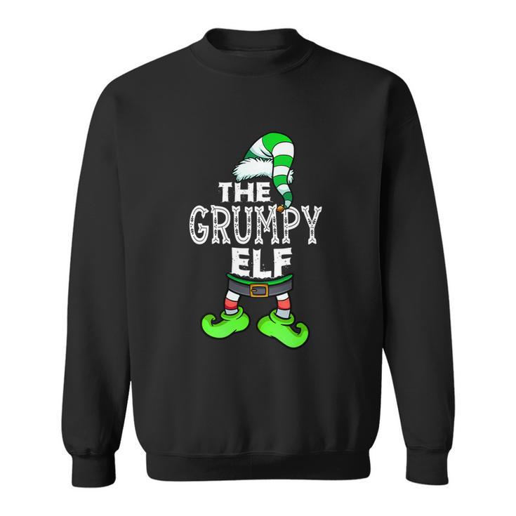 The Grumpy Elf Family Matching Group Christmas Gift Sweatshirt