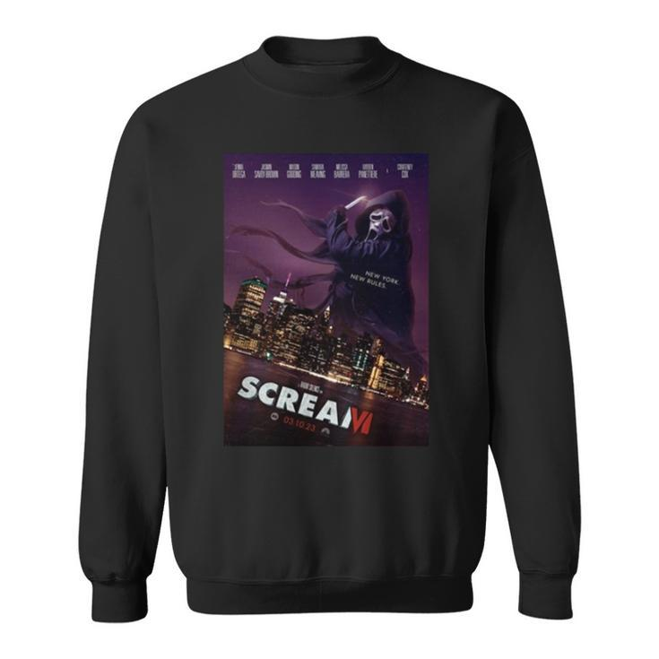 The Horror City Scream 6  Sweatshirt