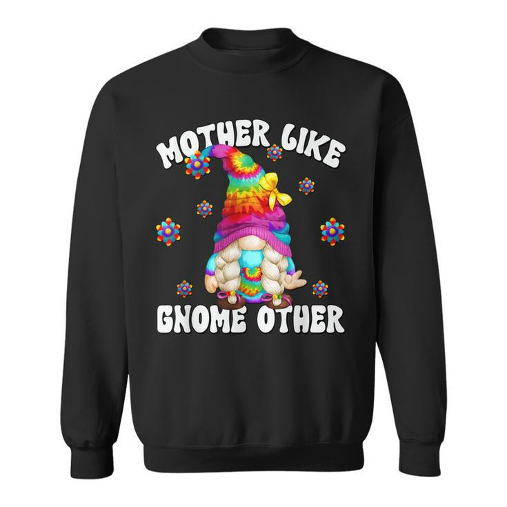 Tie Dye Hippie Grandma Gnome Graphic For Women Hippie Mom Sweatshirt