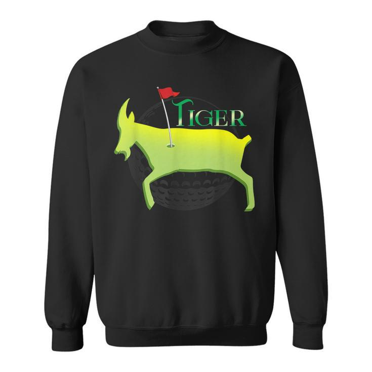 Tiger Goat - Funny Masters Golfer - Golf Ball Player  Sweatshirt