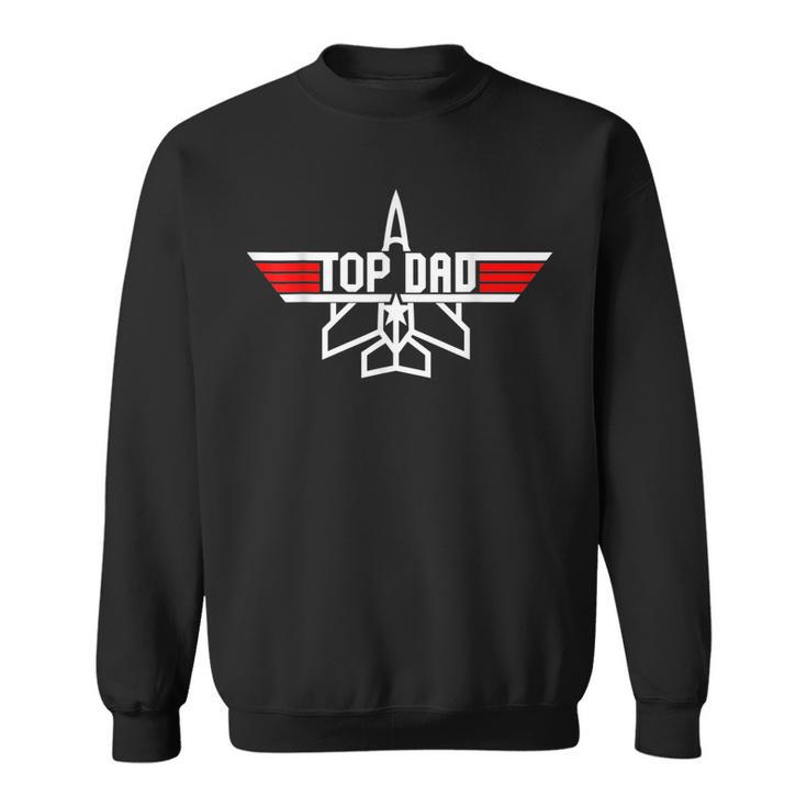 Top Dad Herren Sweatshirt, Originelles Design für Vatertag und Geburtstag