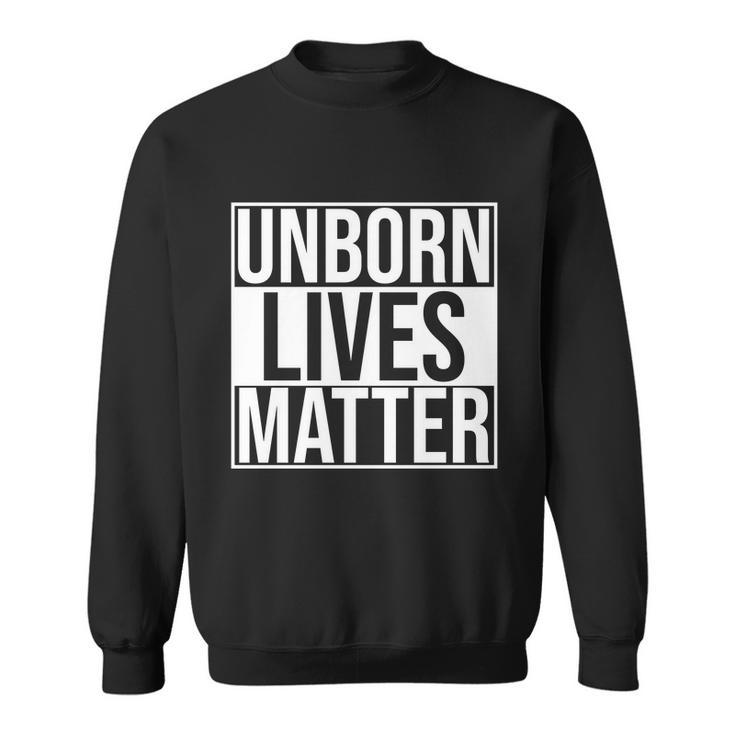Unborn Lives Matter V2 Sweatshirt