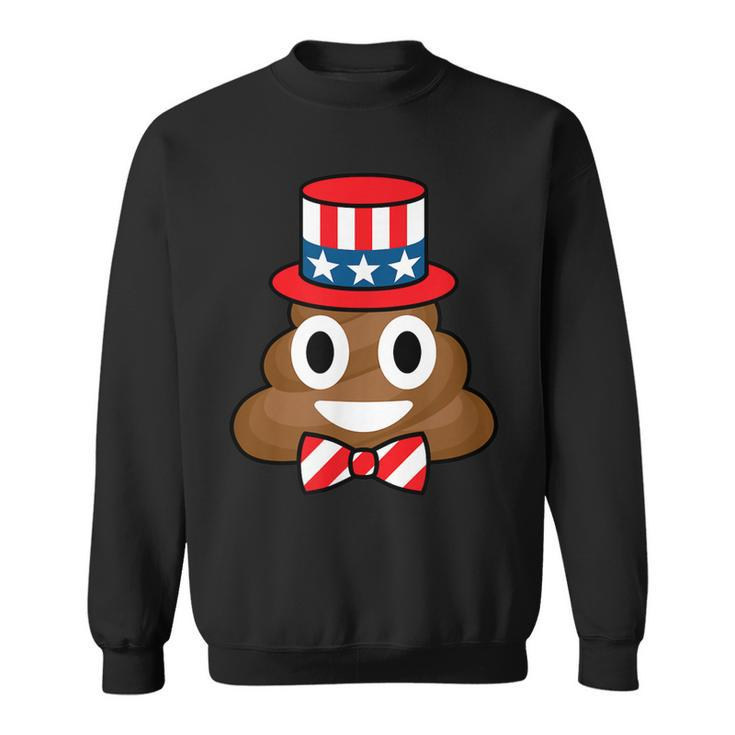 Uncle Sam Poop Funny 4Th Of July Sweatshirt