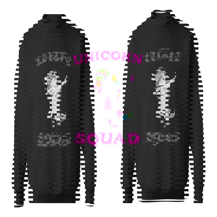 Unicorn Squad Dabbing Dab Dance Funny Sweatshirt