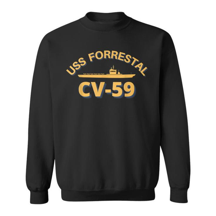United States Aircraft Carrier Cv-59 Uss Forrestal  Sweatshirt