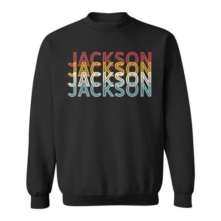 Us American City 70S Retro Usa - Vintage Jackson  Sweatshirt