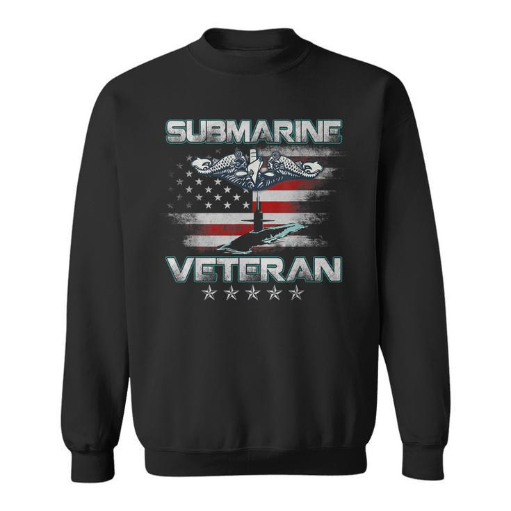 US Submarine Service Veteran Submariner Grumpy Old Vintage  Sweatshirt