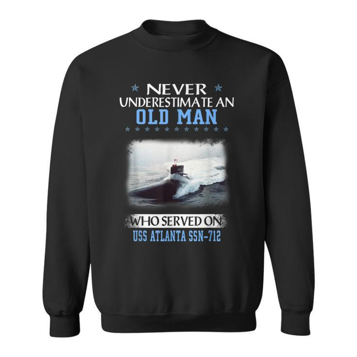 Uss Atlanta Ssn-712 Submarine Veterans Day Father Day Gift  Sweatshirt