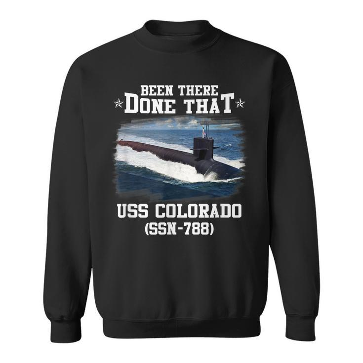Uss Colorado Ssn-788 Submarine Veterans Day Father Day Gift  Sweatshirt